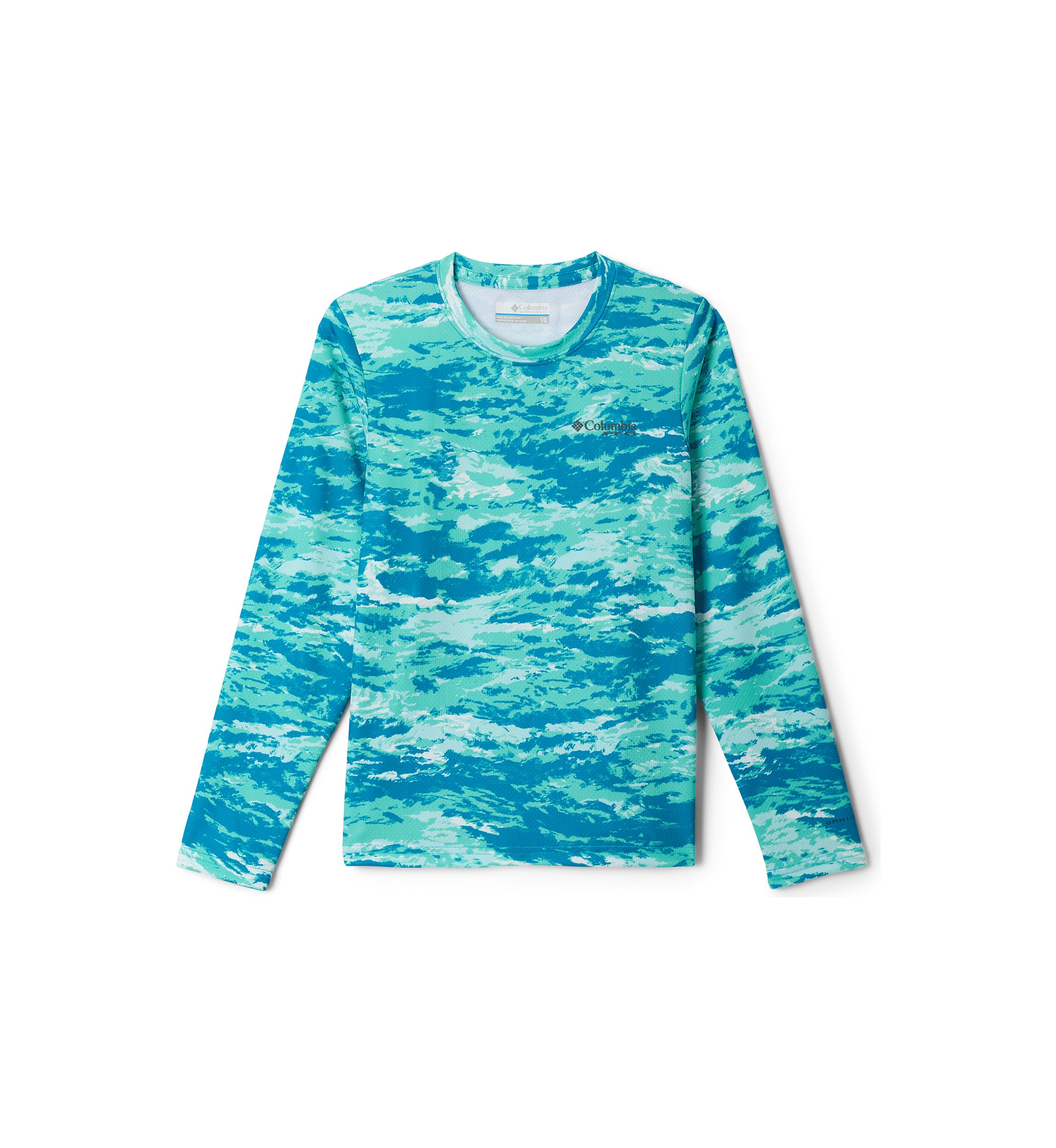 Boys 8-20 PFG Solar Stream™ Printed Long Sleeve Shirt  