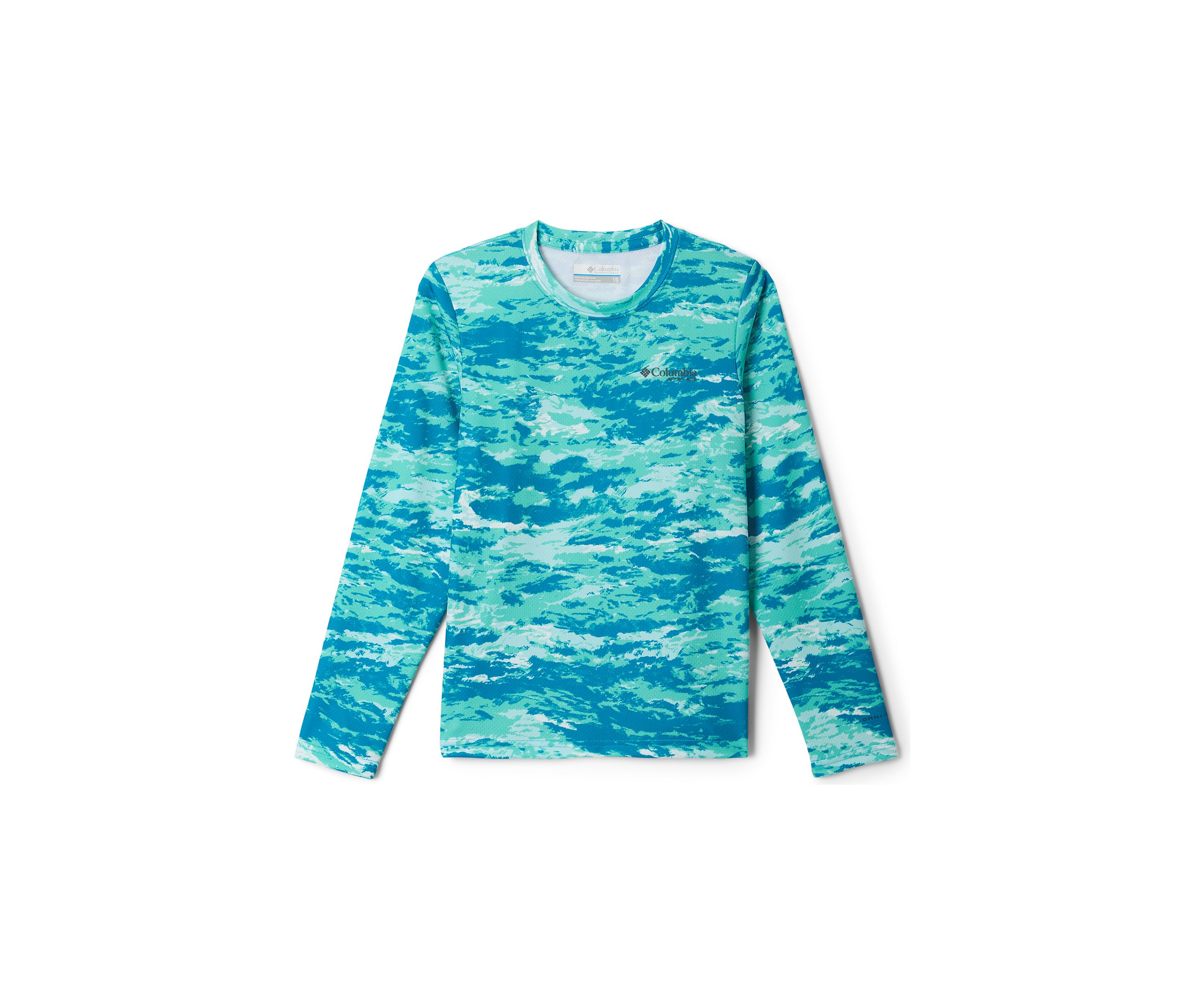 Boys 8-20 PFG Solar Stream™ Printed Long Sleeve Shirt  