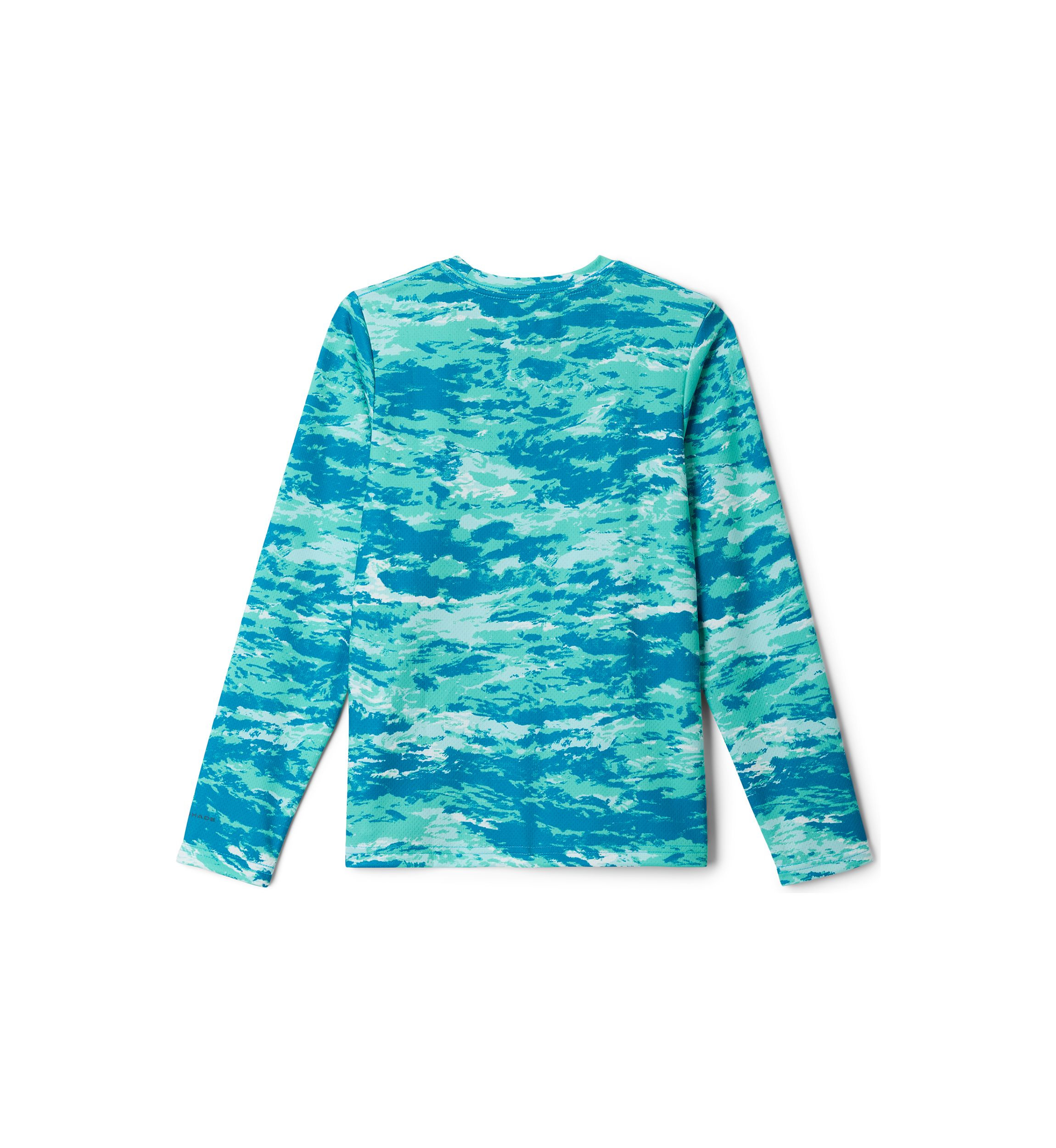 Boys 8-20 PFG Solar Stream™ Printed Long Sleeve Shirt  