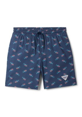 Columbia Boys 8-20 PFG Ramblerâ¢ Printed Water Shorts, Large