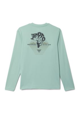 Columbia Boys 8-20 PFGâ¢ Horizon Line Long Sleeve Graphic T-Shirt, Medium