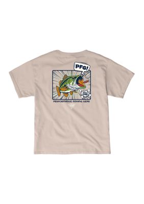 Columbia Boys 8-20 Shark PFG Graphic T-Shirt, XL