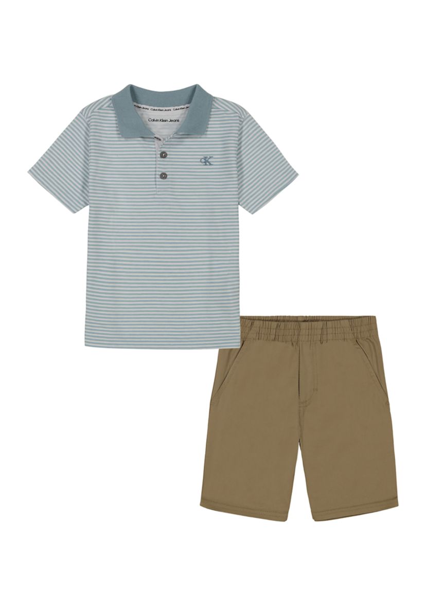 Boys 4-7 Polo Set