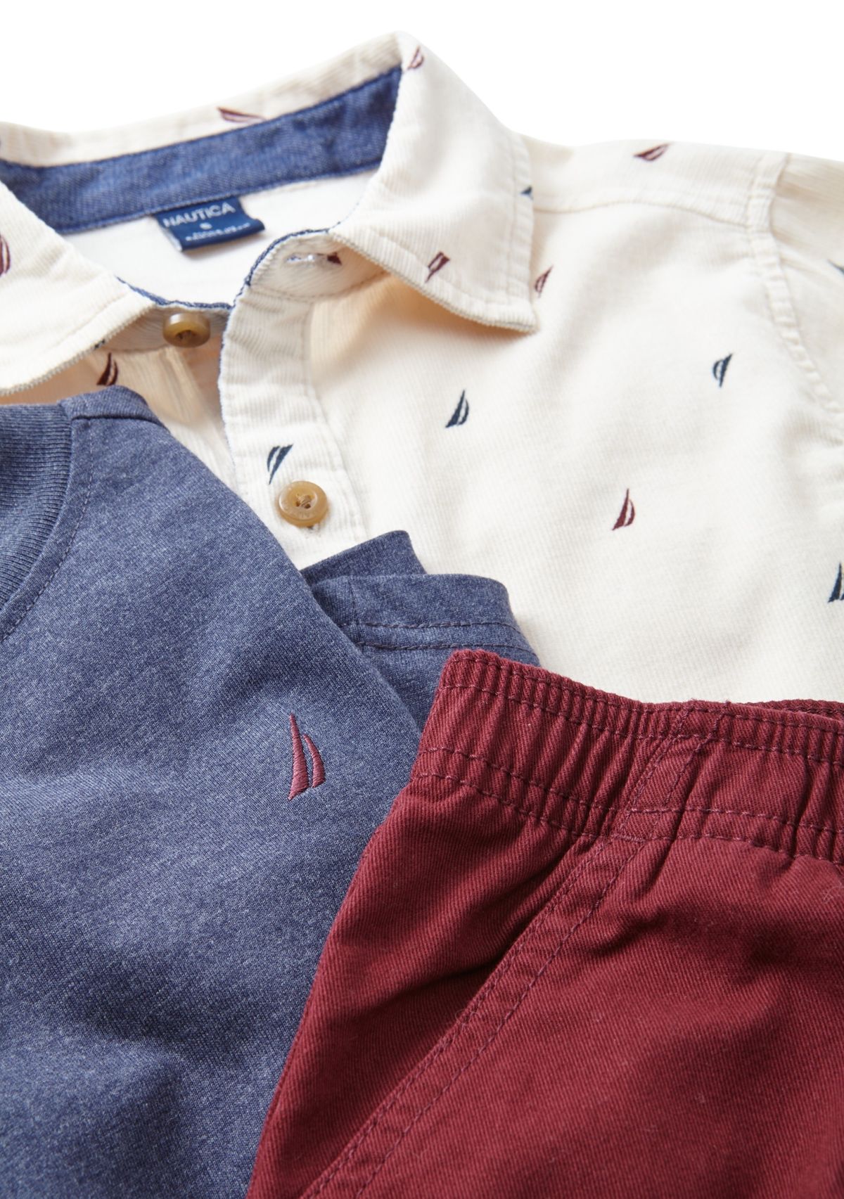 Boys 4-7 3 Piece Woven Jogger Set