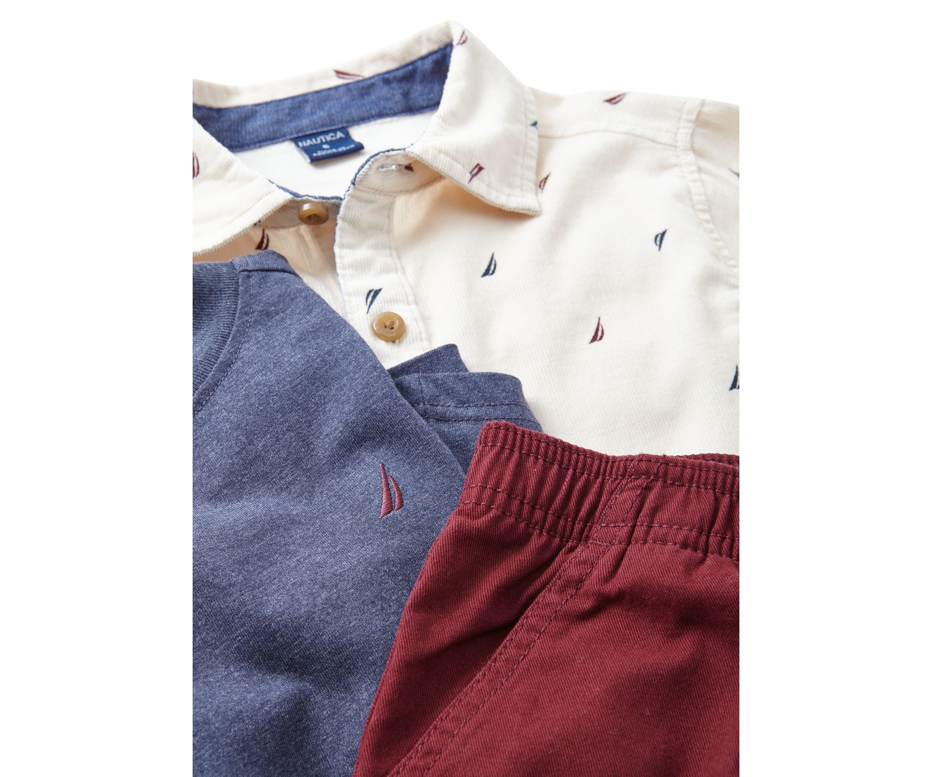Boys 4-7 3 Piece Woven Jogger Set
