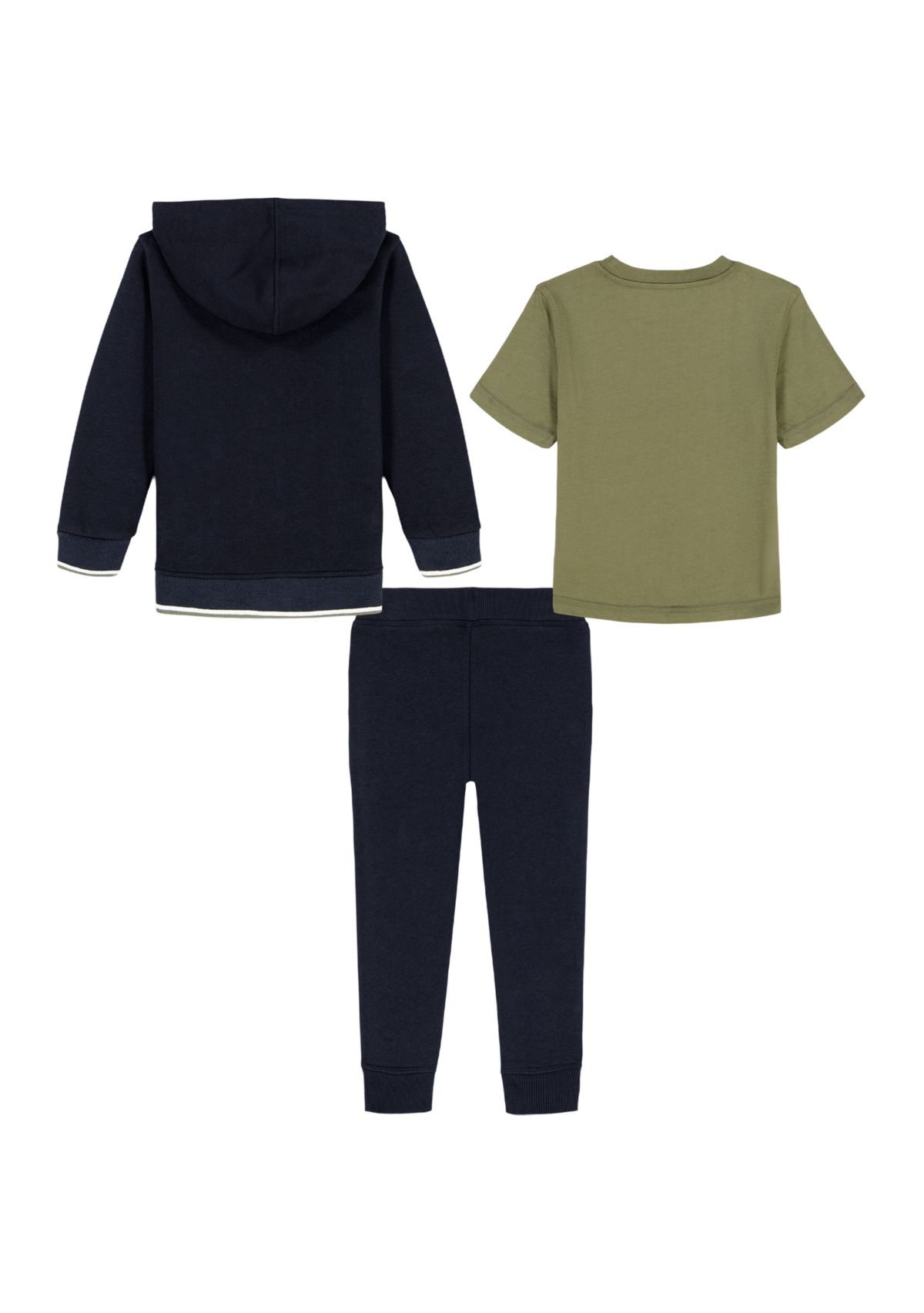 Boys 4-7 Full Zip Hoodie Set