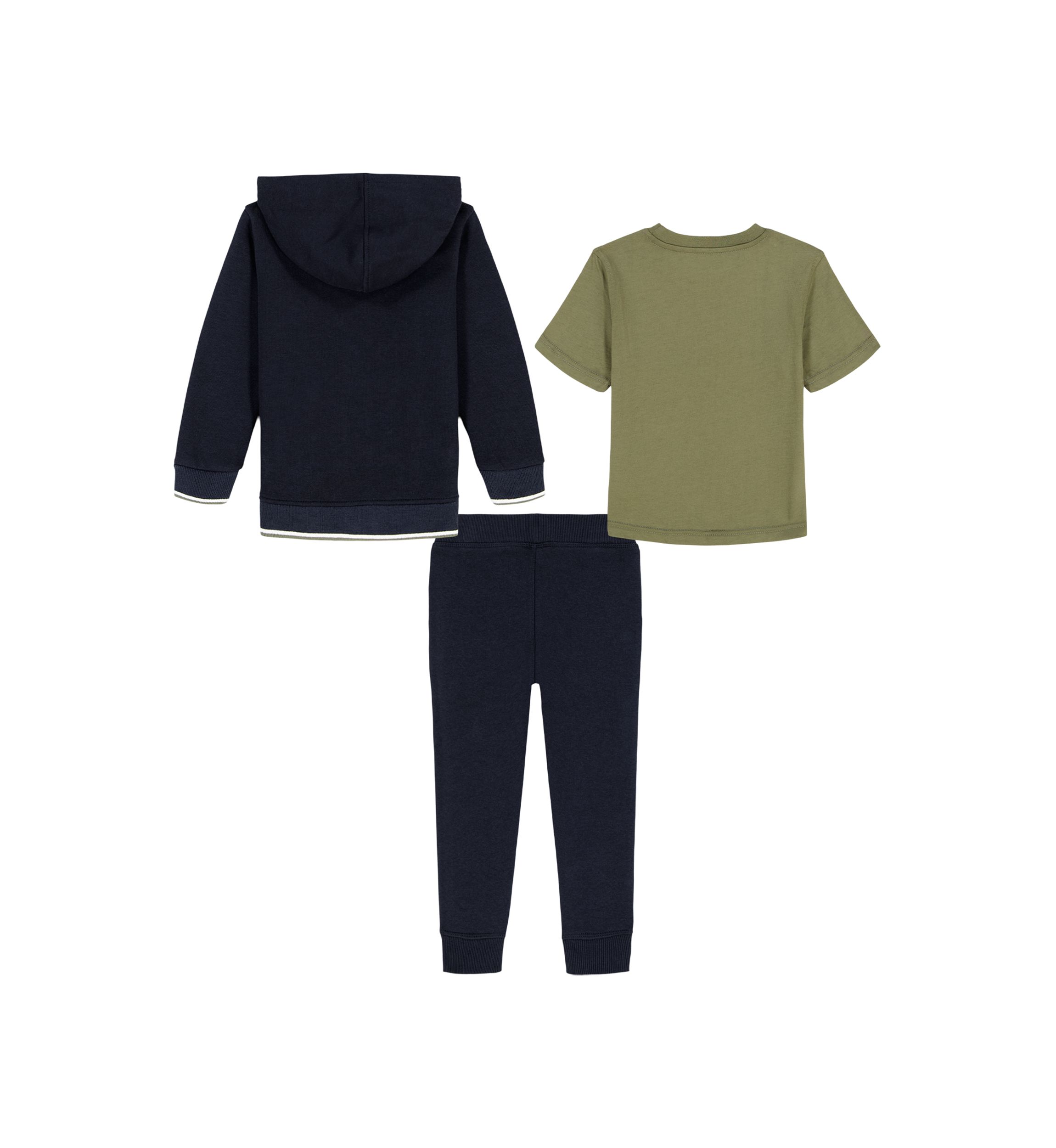 Boys 4-7 Full Zip Hoodie Set