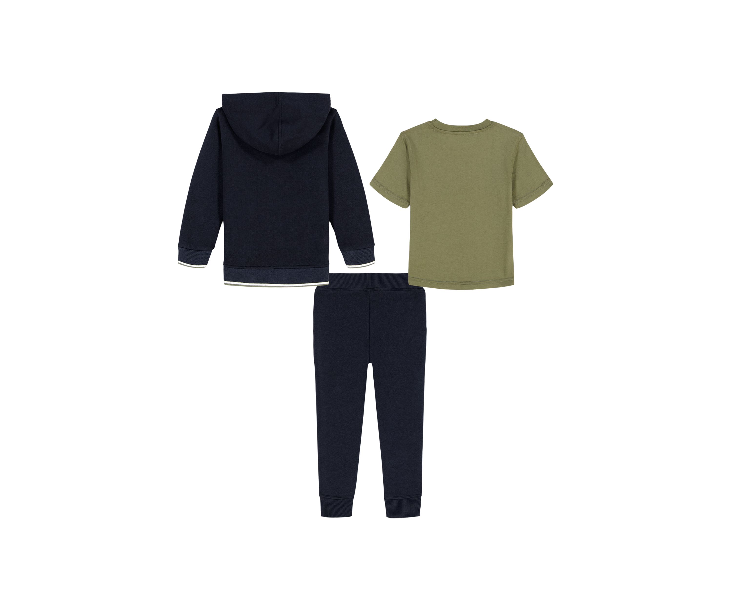 Boys 4-7 Full Zip Hoodie Set