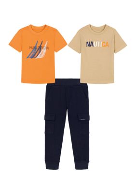 Kids Headquarters Boys 4-7 3-Piece T-Shirt and Joggers Set