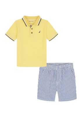 Boys 4-7 Polo Shirt and Shorts Set