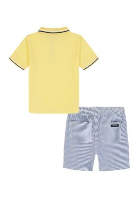 Boys 4-7 Polo Shirt and Shorts Set