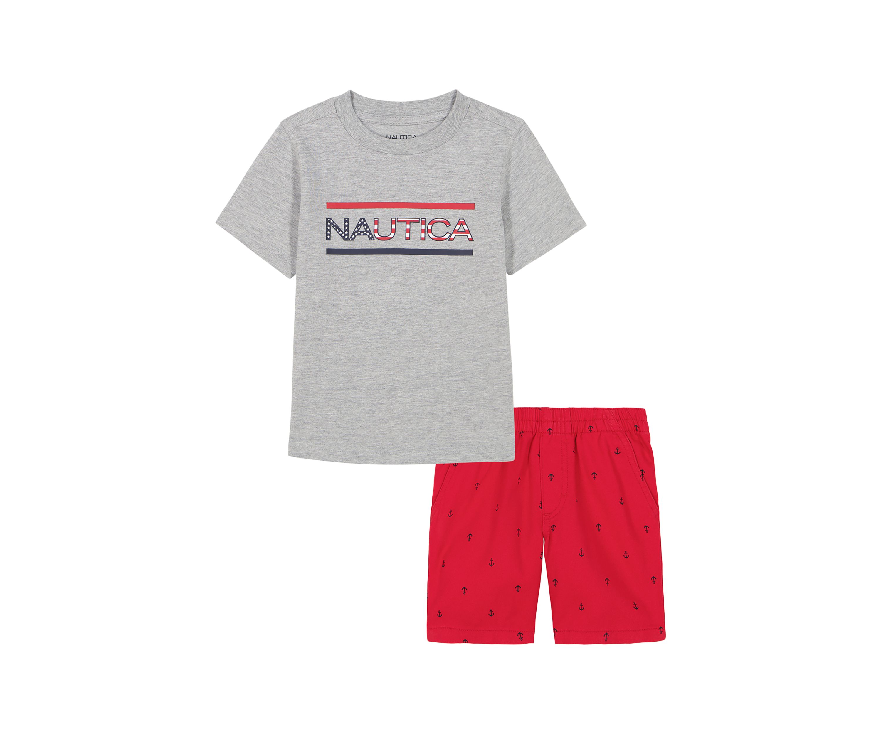 Boys 4-7 Graphic T-Shirt and Printed Shorts Set