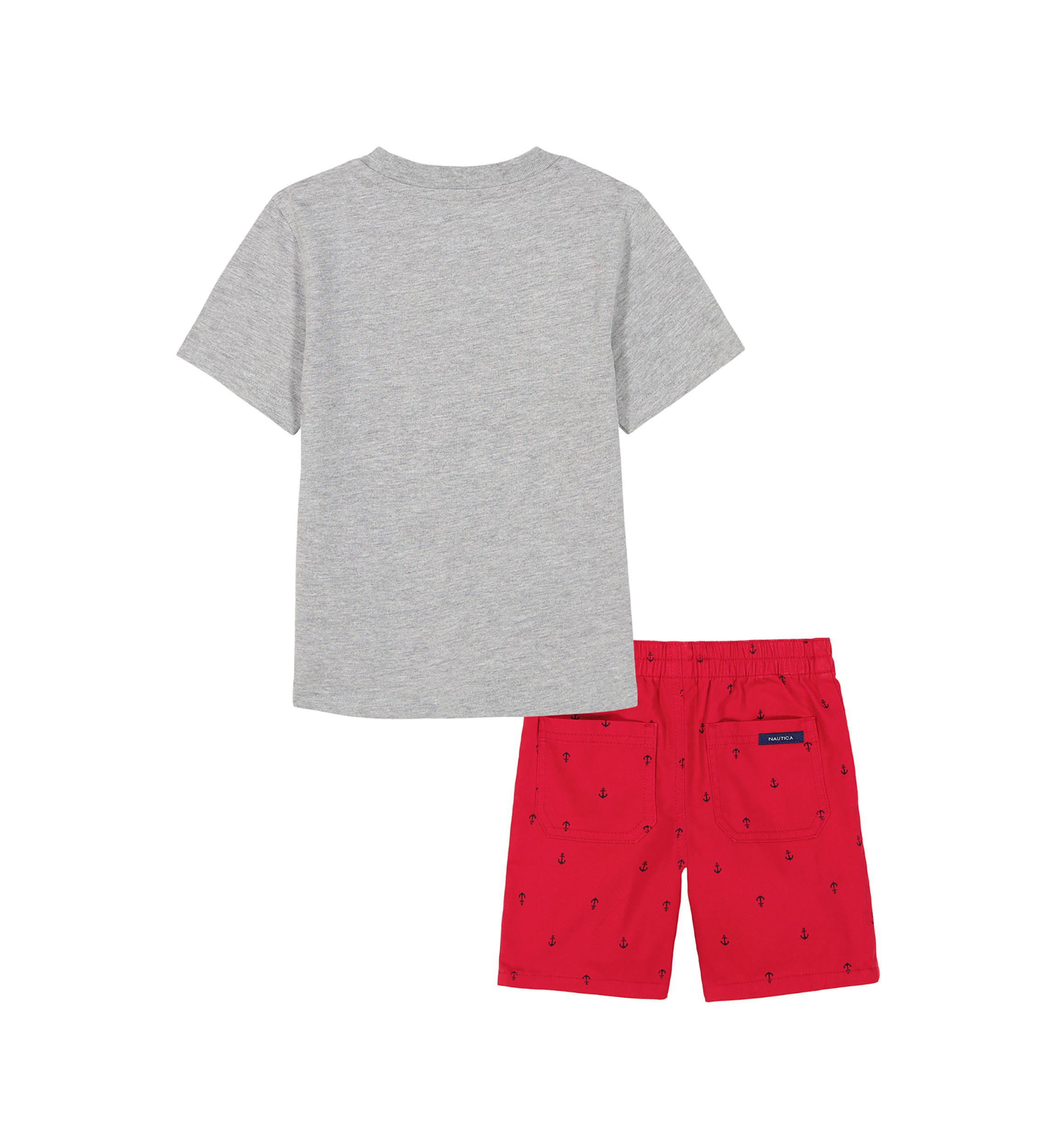 Boys 4-7 Graphic T-Shirt and Printed Shorts Set