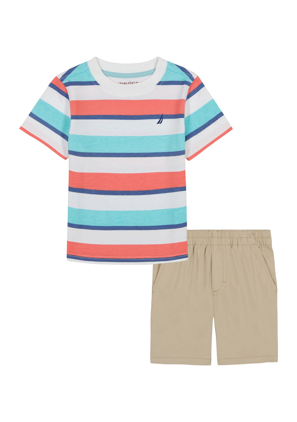 Boys 4-7 Striped T-Shirt and Shorts Set
