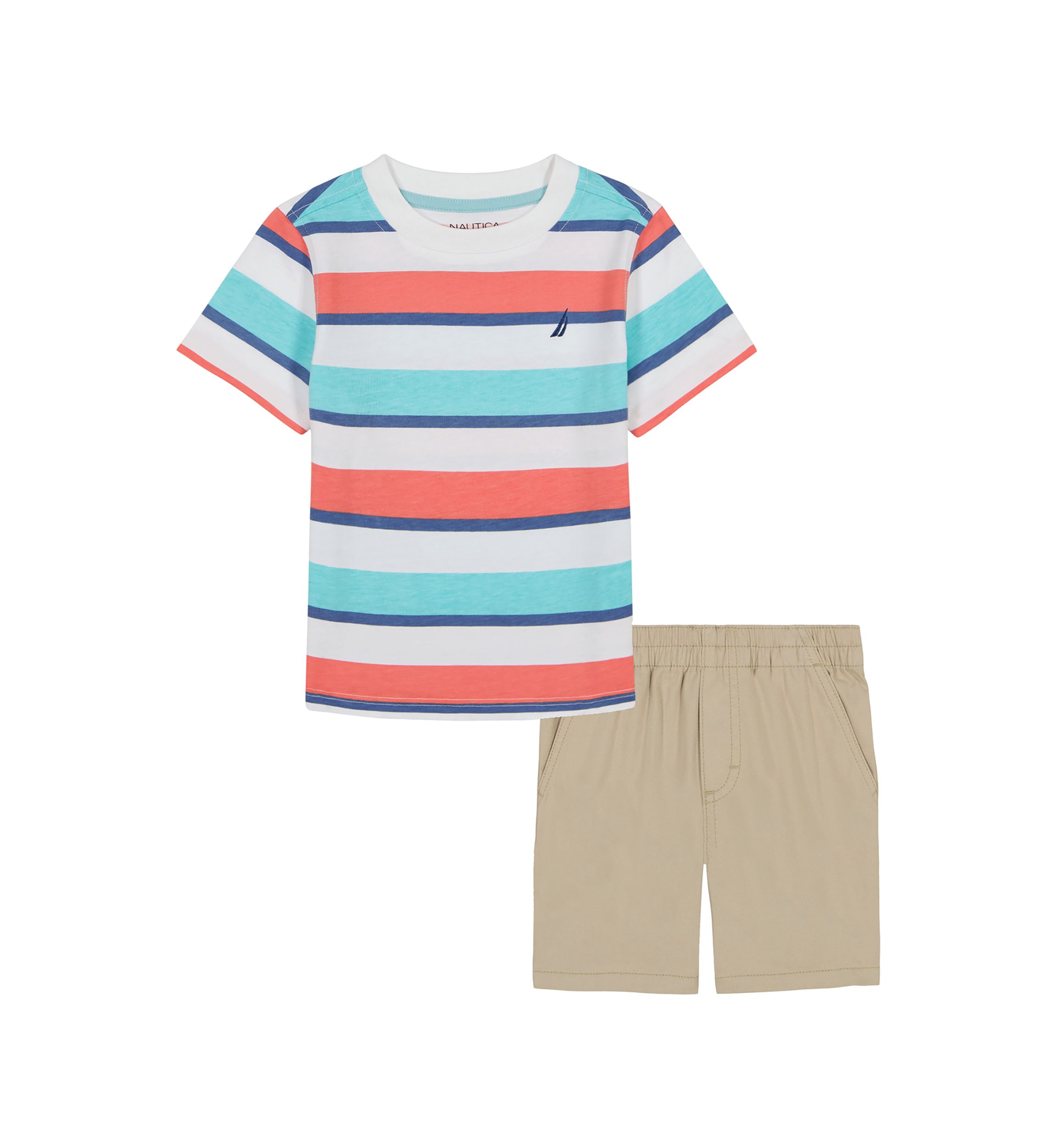Boys 4-7 Striped T-Shirt and Shorts Set