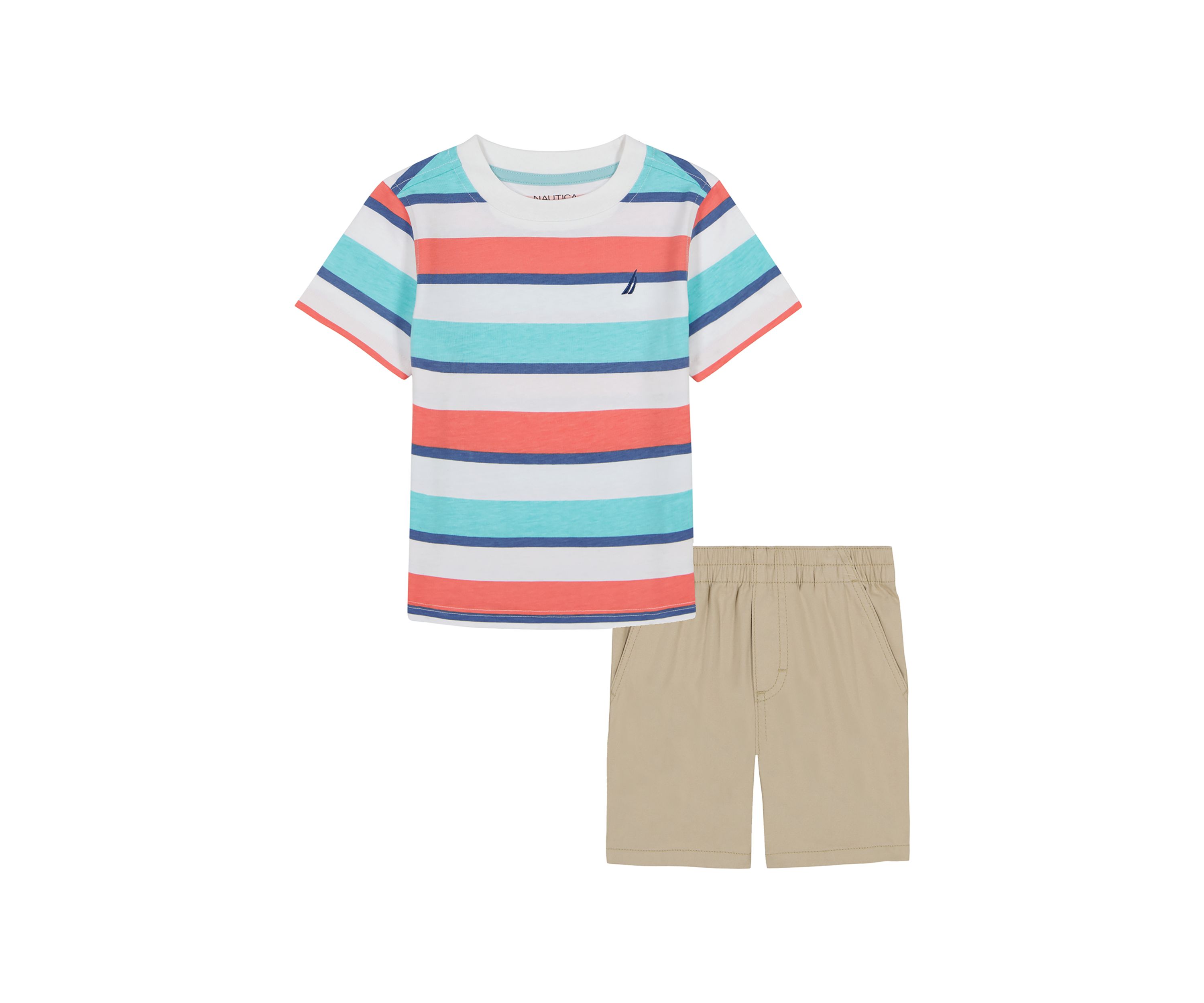Boys 4-7 Striped T-Shirt and Shorts Set