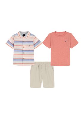 Kids Headquarters Boys 4-7 3 Piece Woven Set