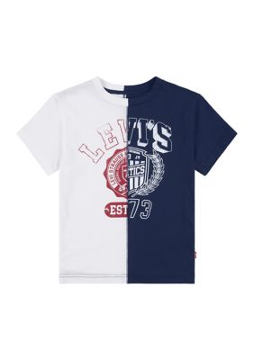 Boys 4-7 Spliced Graphic T-Shirt