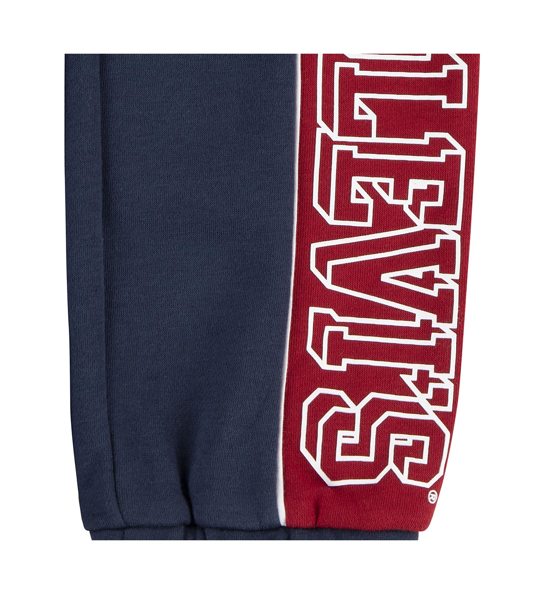 Boys 4-7 Logo Color Blocked Piped Joggers