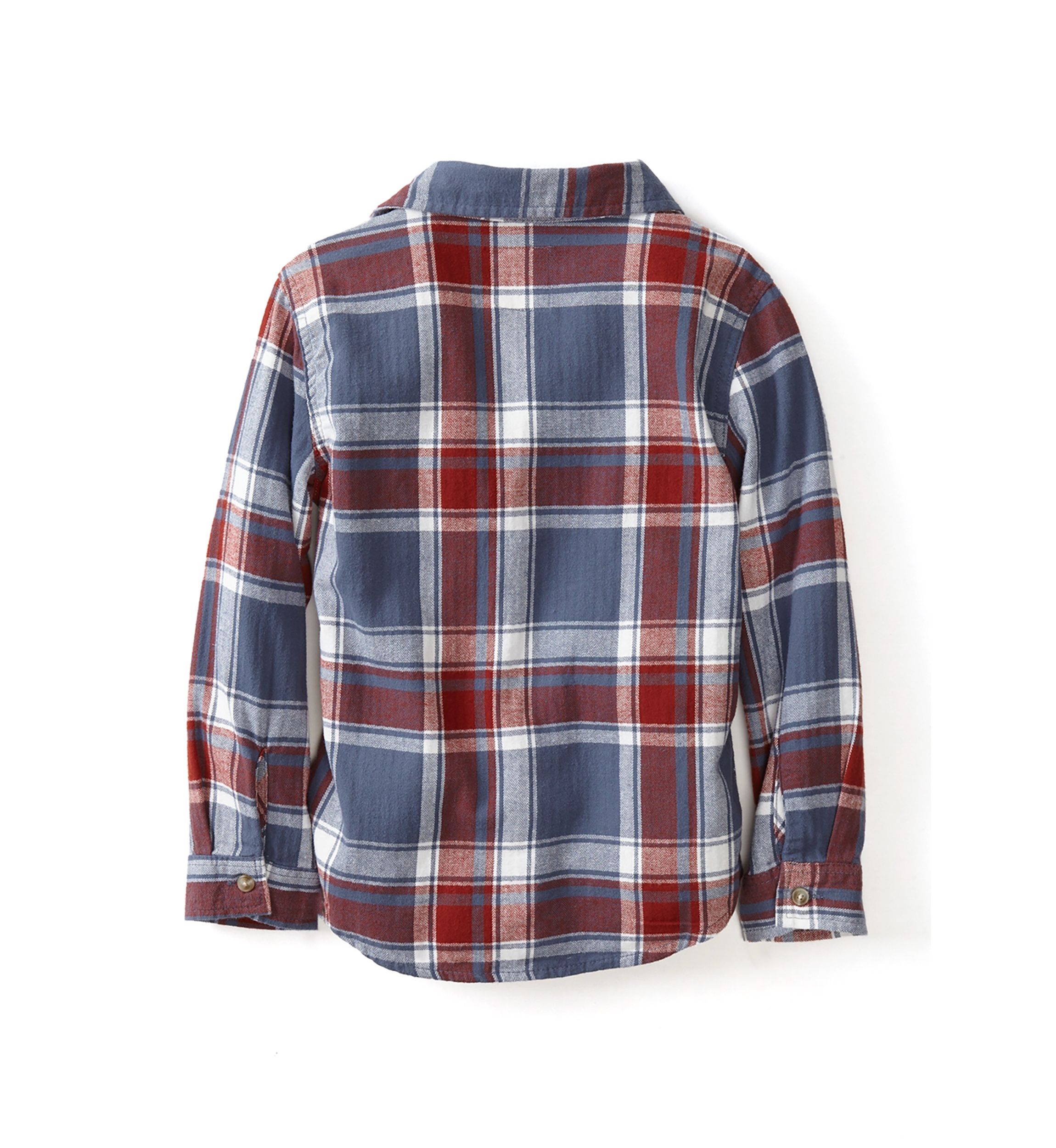 Boys 4-7 Long Sleeve Plaid Shirt