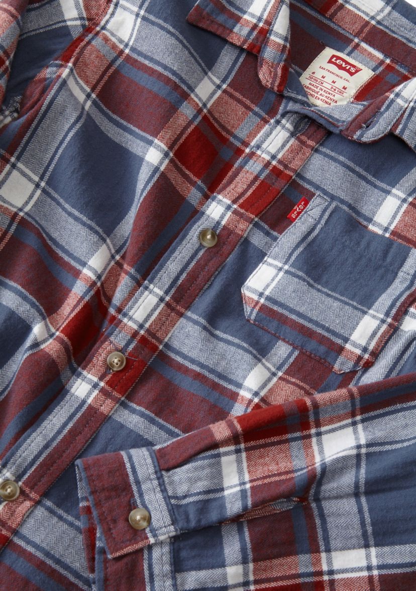 Boys 4-7 Long Sleeve Plaid Shirt