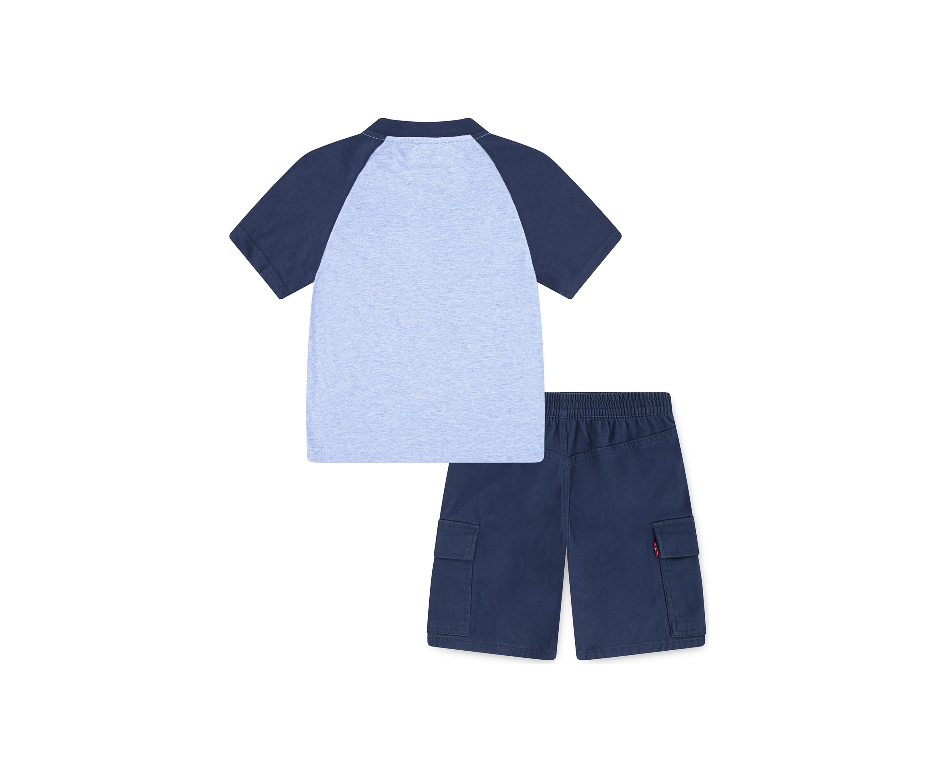 Boys 4-7 Raglan Henley Cargo Set
