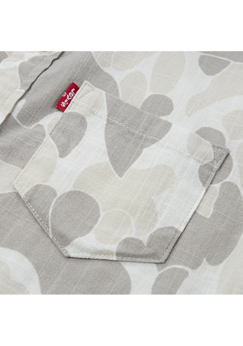 Boys 4-7 Printed Woven Shirt and Cargo Shorts Set