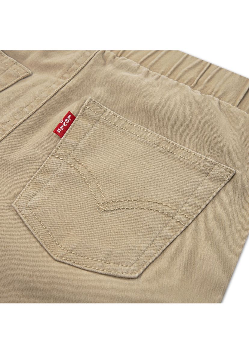 Boys 4-7 Chambray Color Block Jogger Set