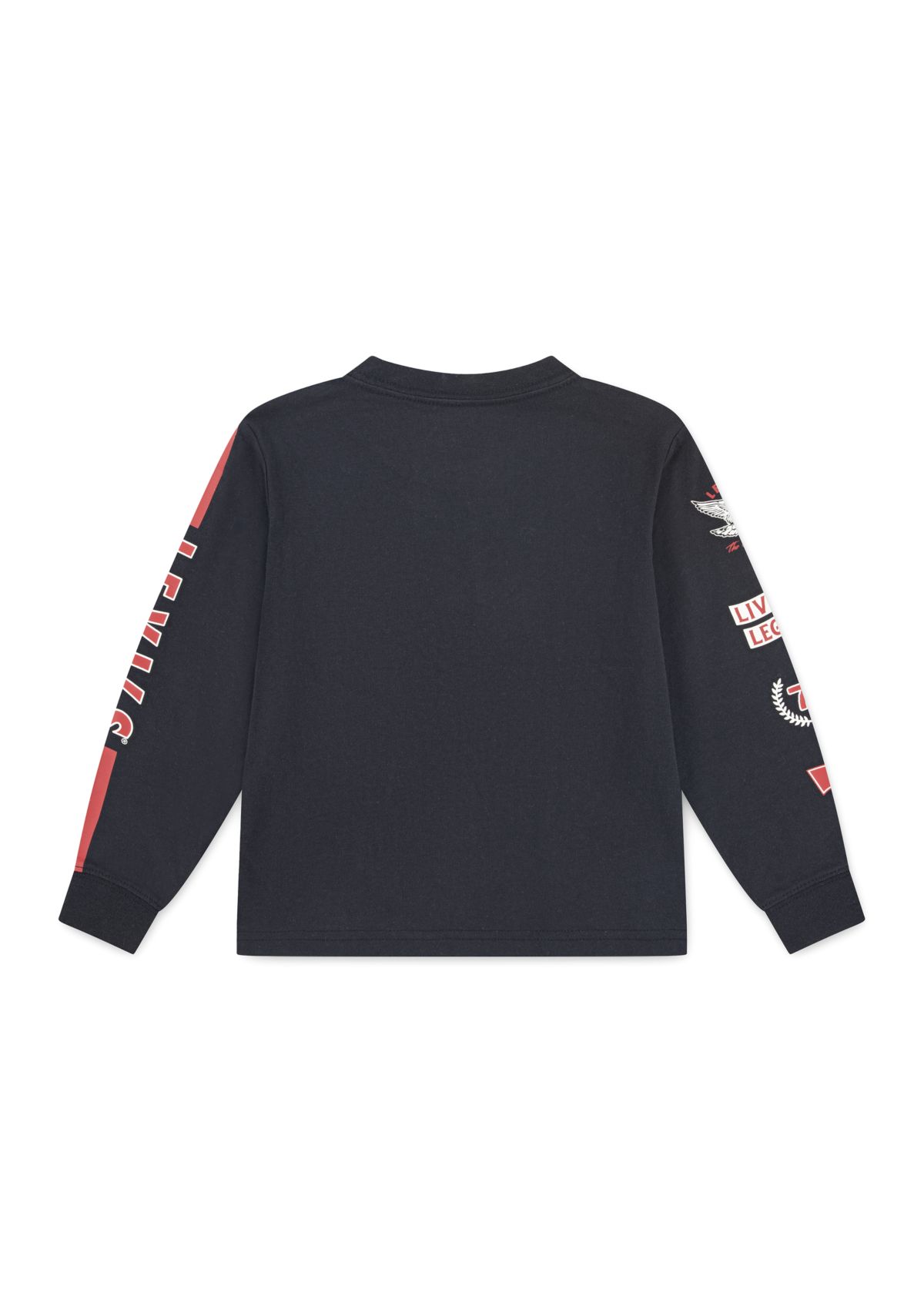 Boys 4-7 Racing Stripe Long Sleeve T-Shirt