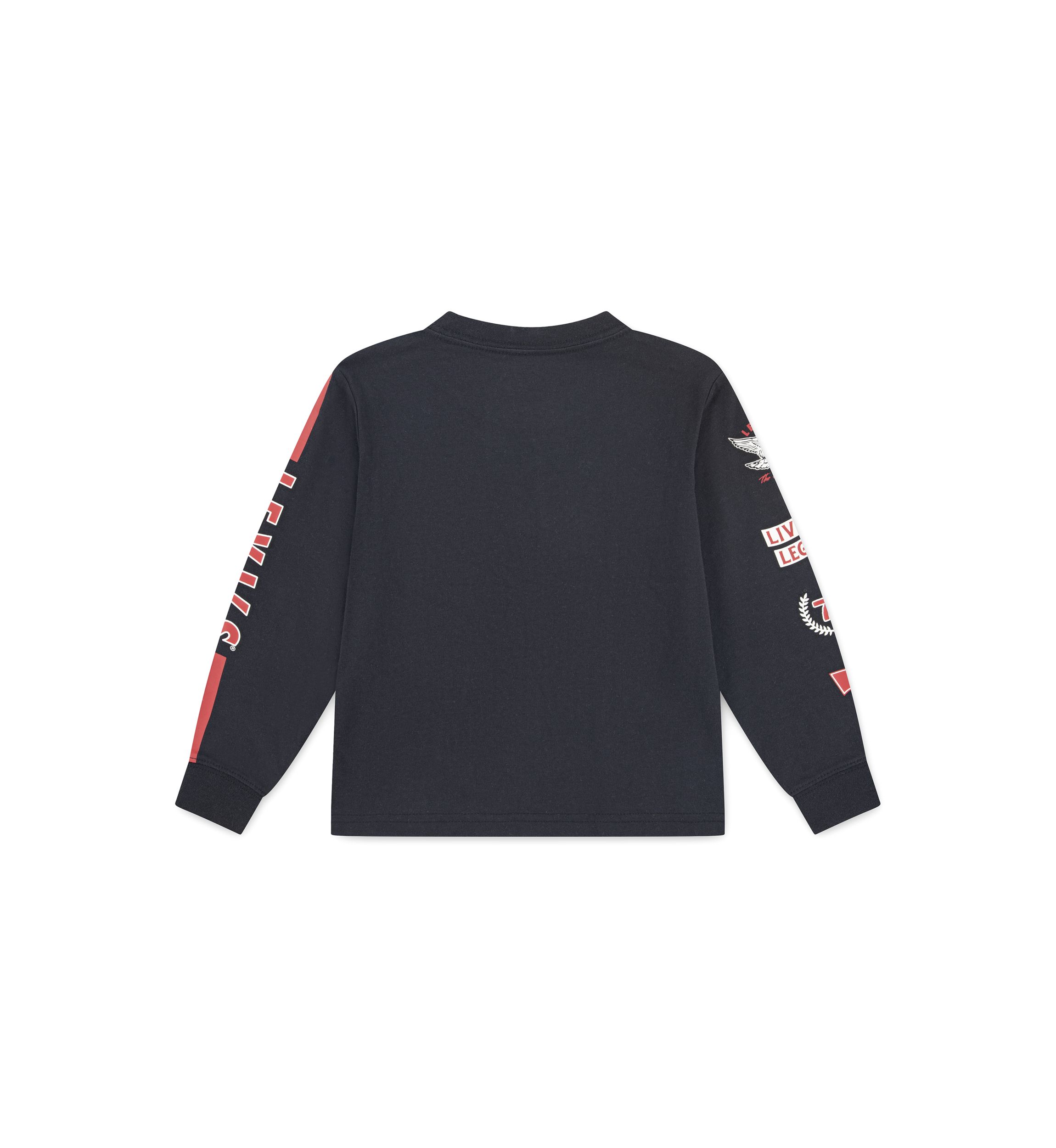 Boys 4-7 Racing Stripe Long Sleeve T-Shirt