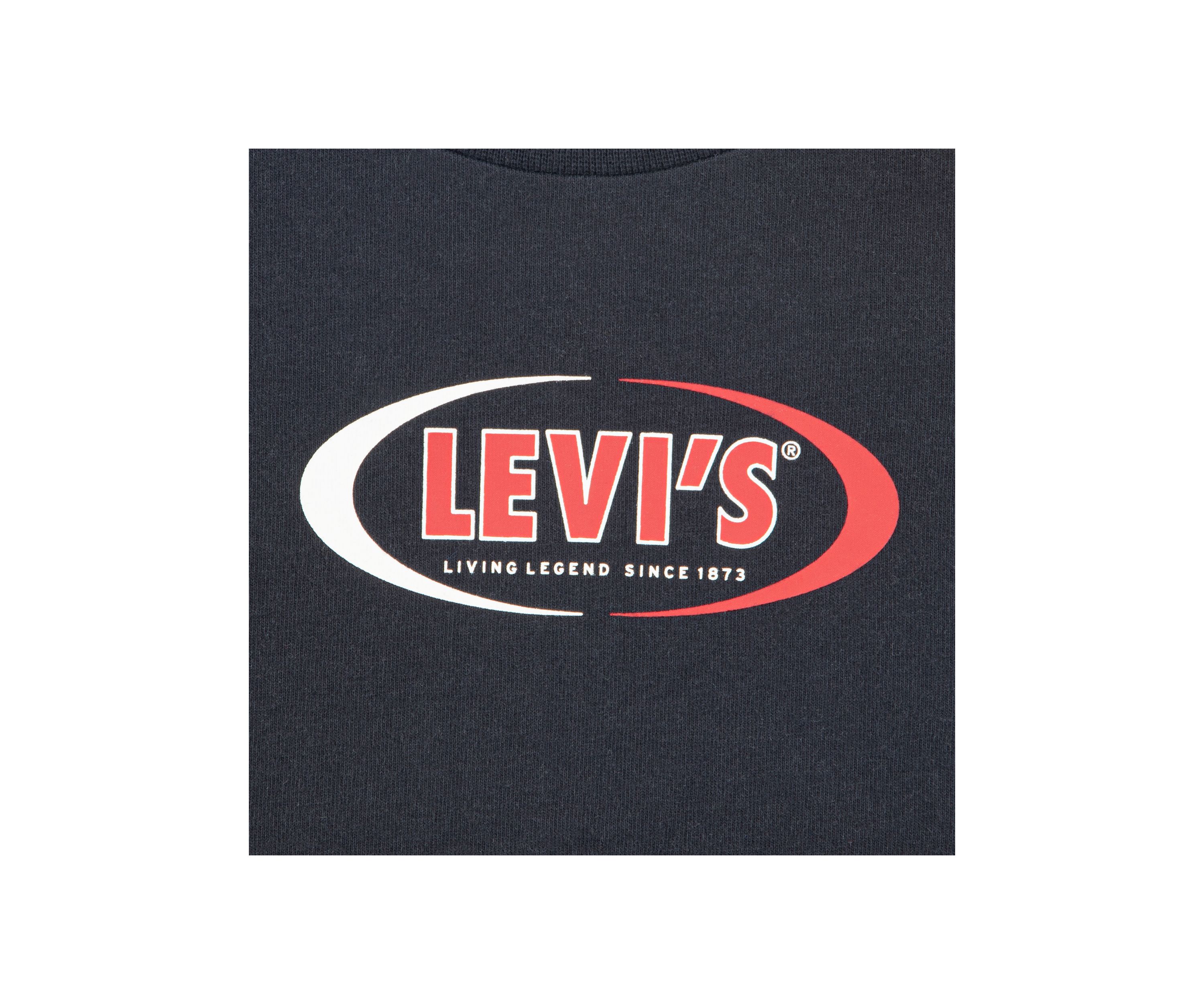 Boys 4-7 Racing Stripe Long Sleeve T-Shirt