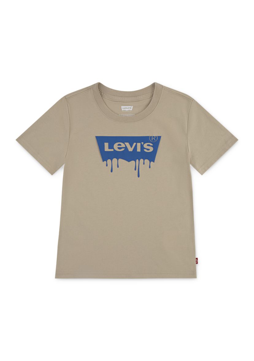 Boys 4-7 Dripped Short Sleeve Graphic T-Shirt