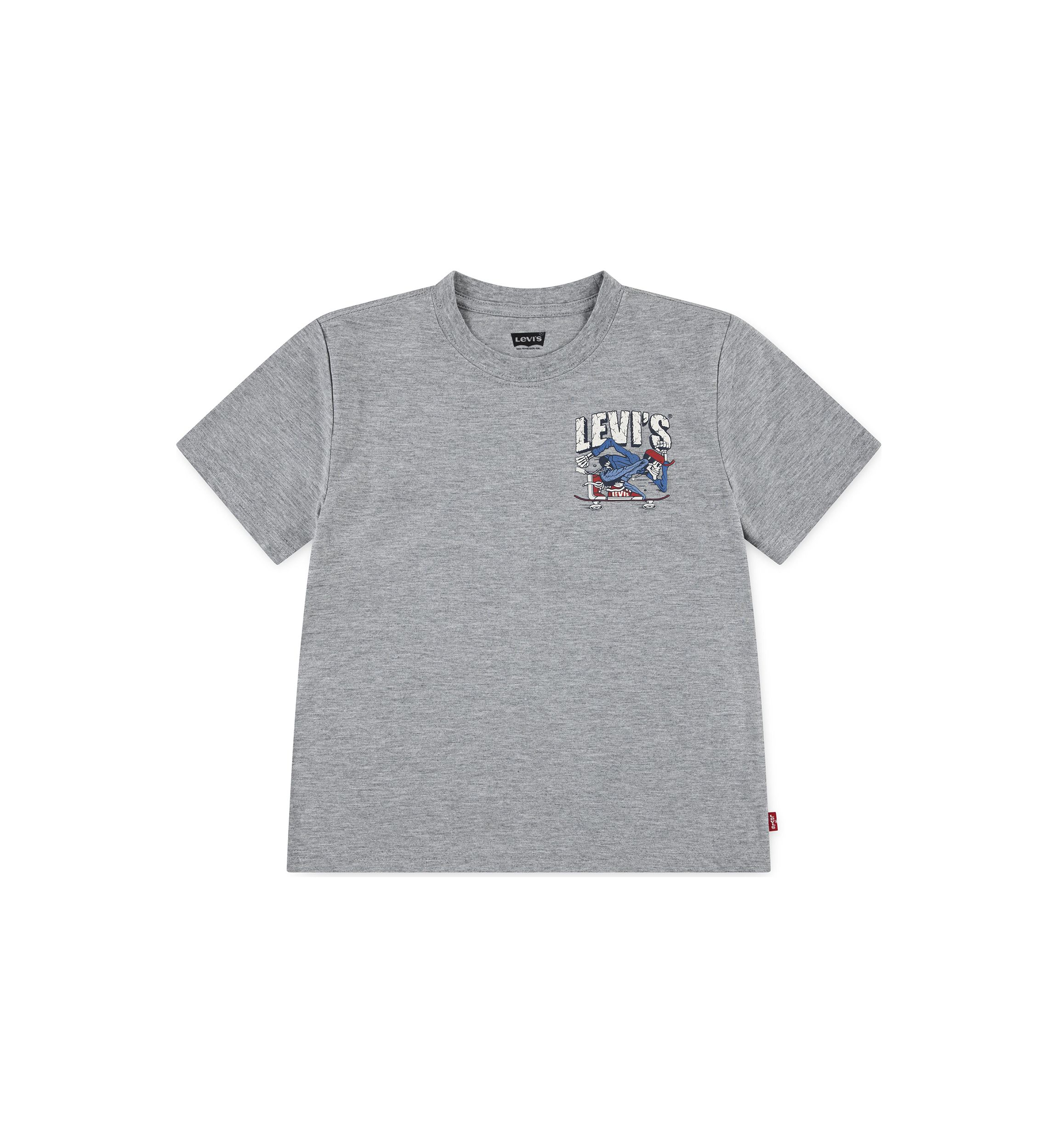 Boys 4-7 Skateboarding Skeleton Graphic T-Shirt 