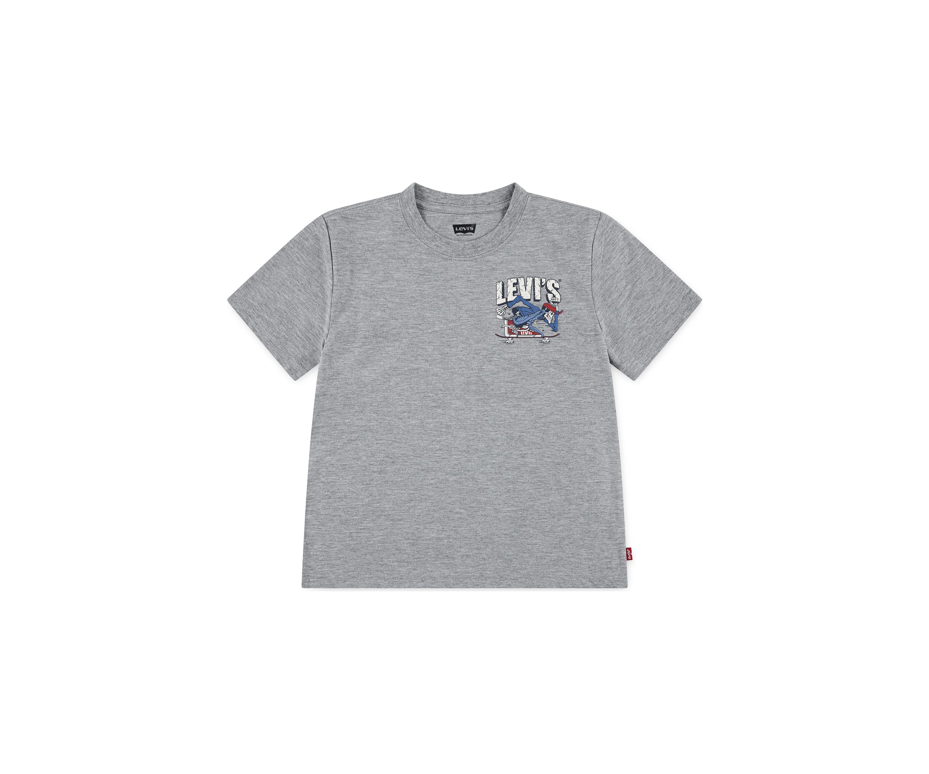 Boys 4-7 Skateboarding Skeleton Graphic T-Shirt 
