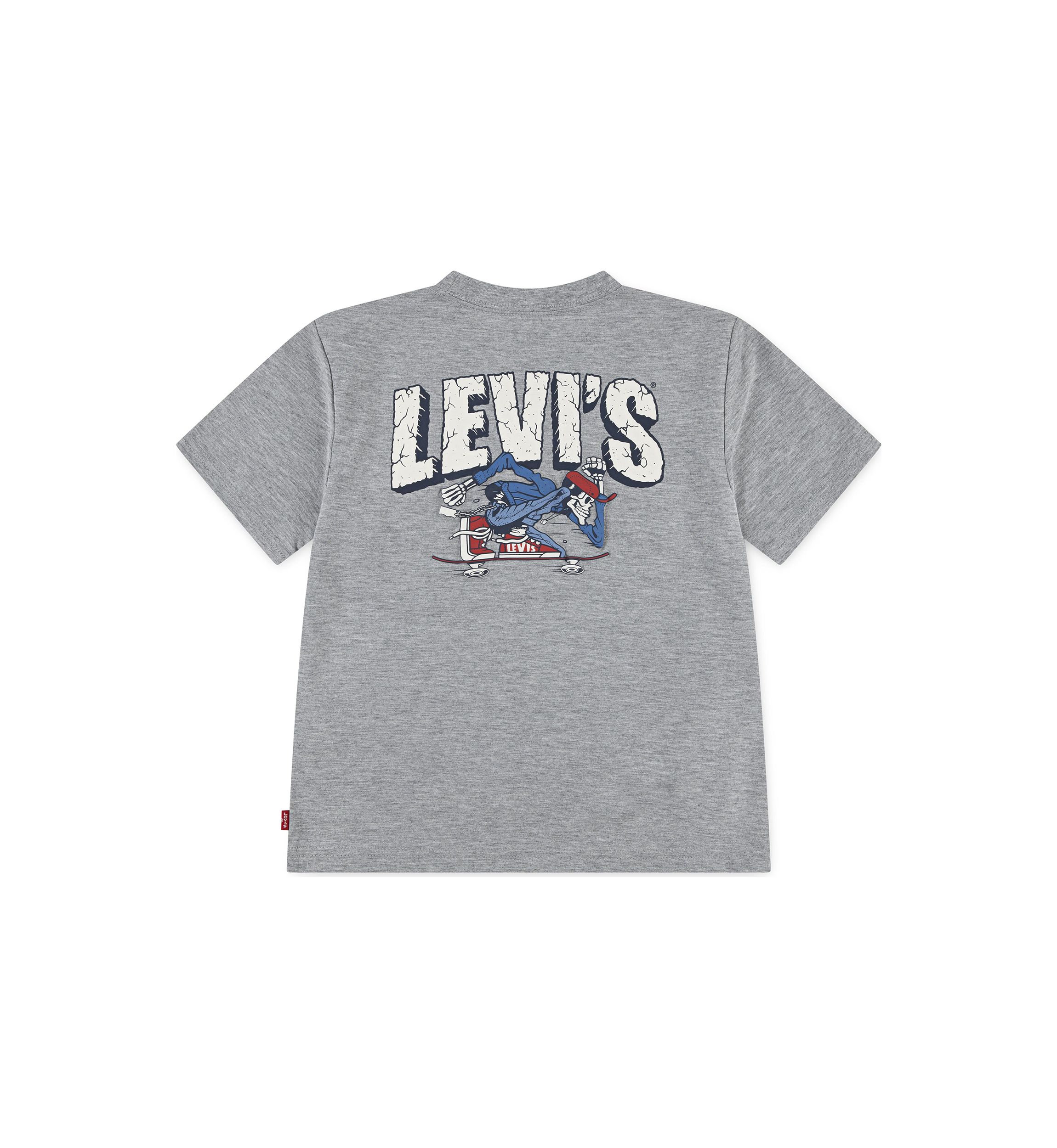 Boys 4-7 Skateboarding Skeleton Graphic T-Shirt 