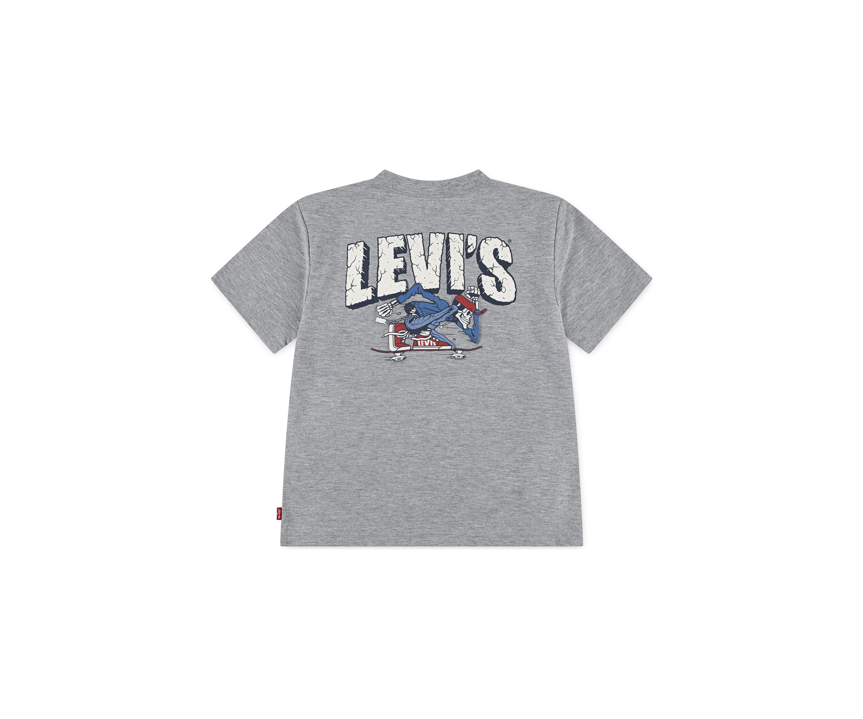 Boys 4-7 Skateboarding Skeleton Graphic T-Shirt 