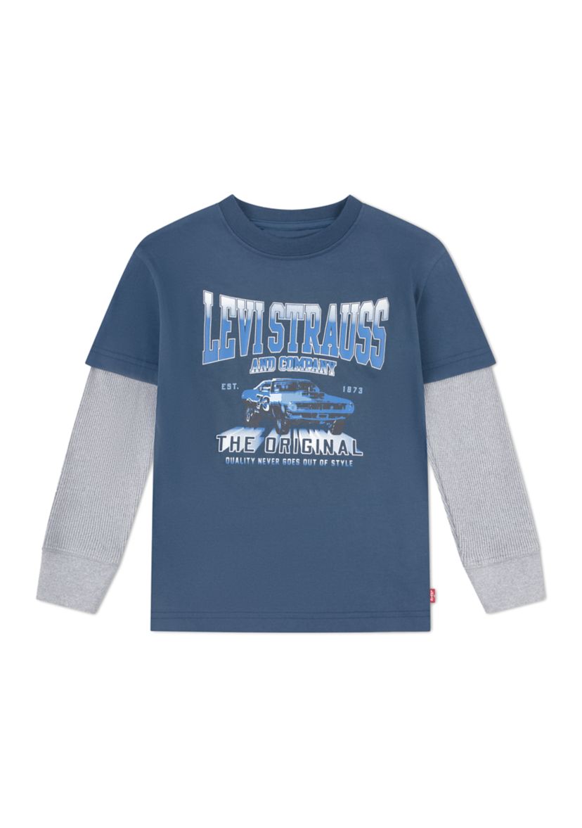 Boys 8-20 Muscle Car 2Fer Graphic T-Shirt