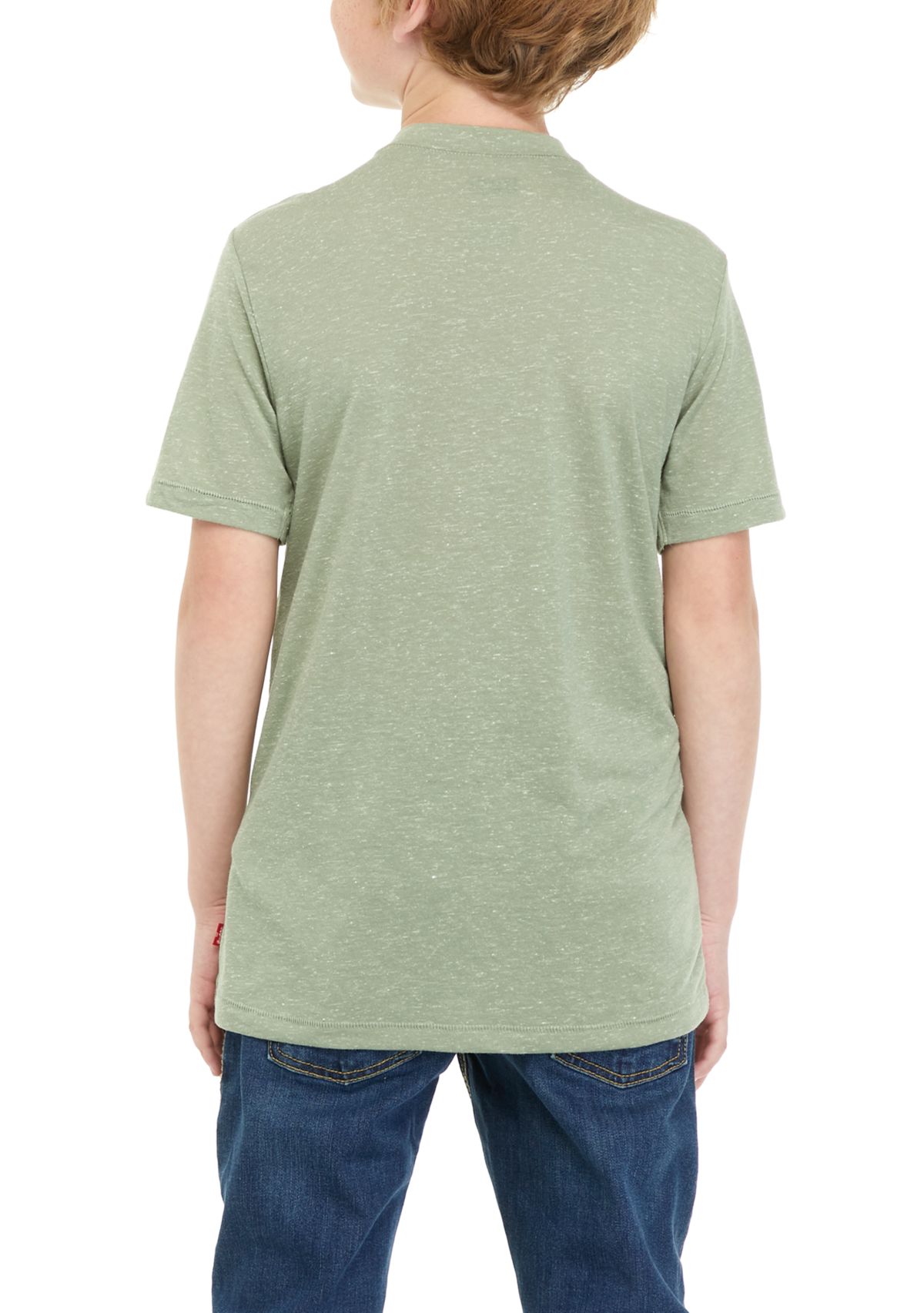 Boys 8-20 Chambray Pocket T-Shirt