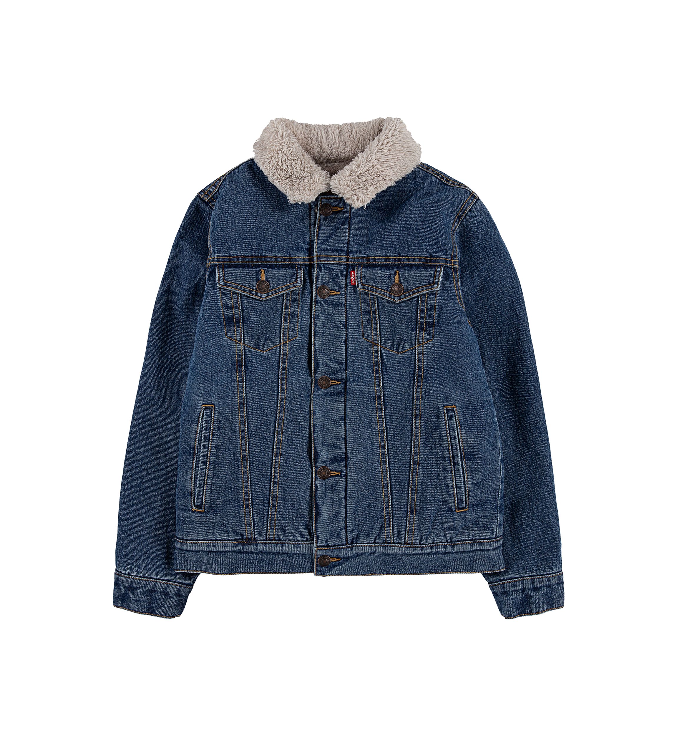 Boys 8-20 Sherpa Lined Trucker Jacket