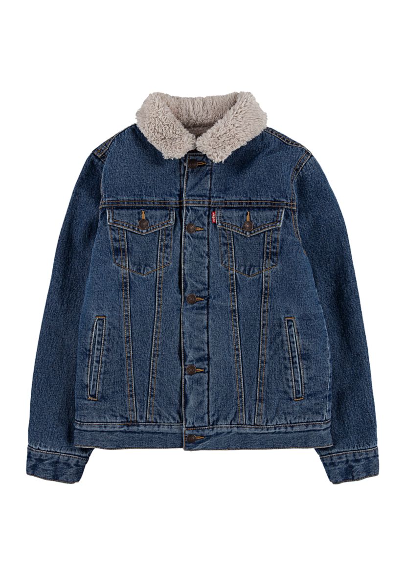 Boys 8-20 Sherpa Lined Trucker Jacket