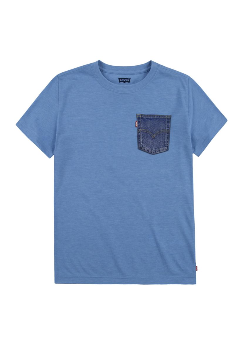 Boys 8-20 Denim Pocket T-Shirt