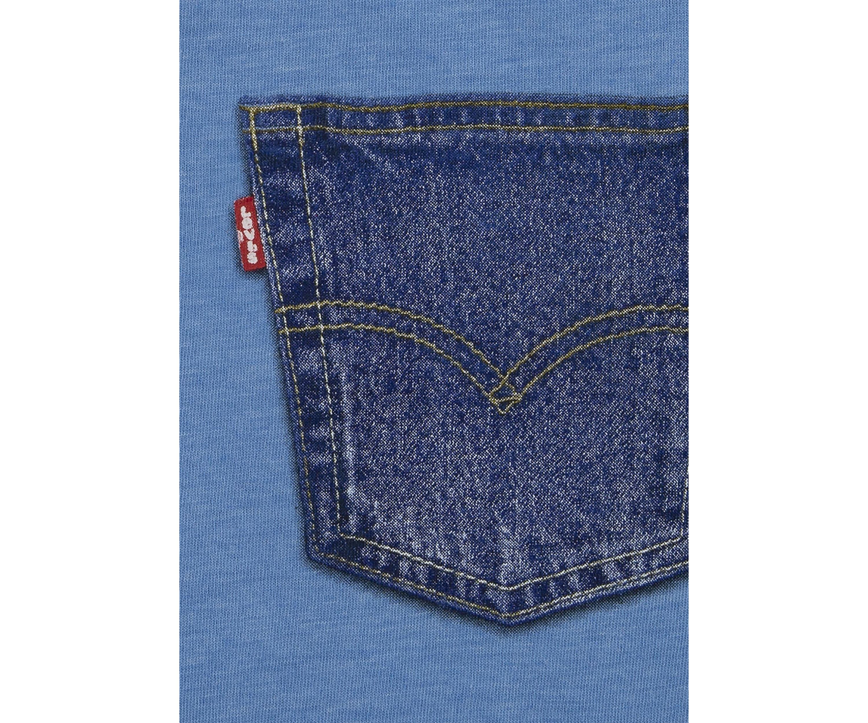 Boys 8-20 Denim Pocket T-Shirt