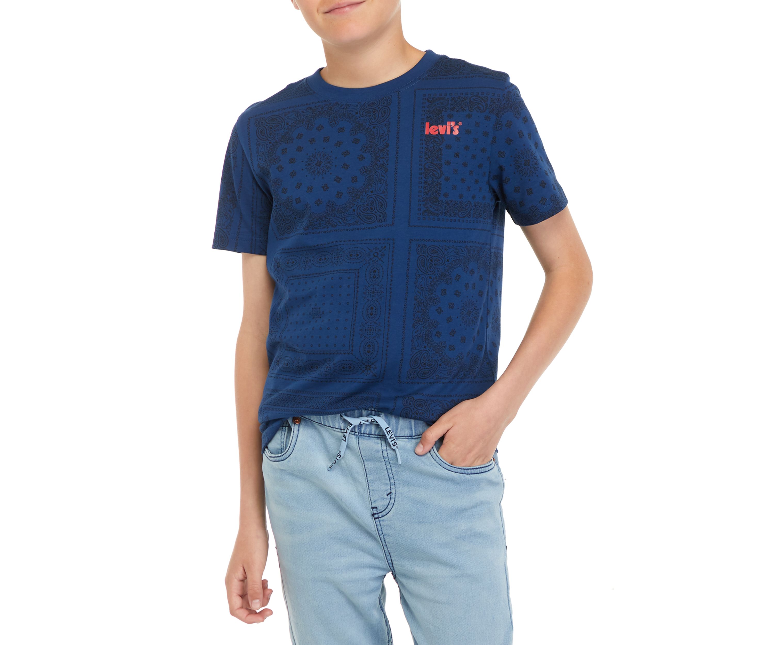 Boys 8-20 Bandana Allover Print T-Shirt 