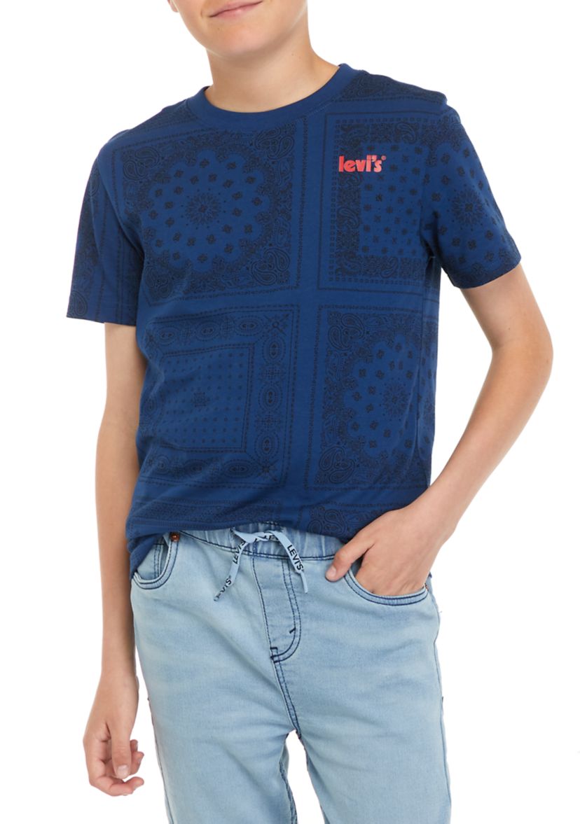 Boys 8-20 Bandana Allover Print T-Shirt 