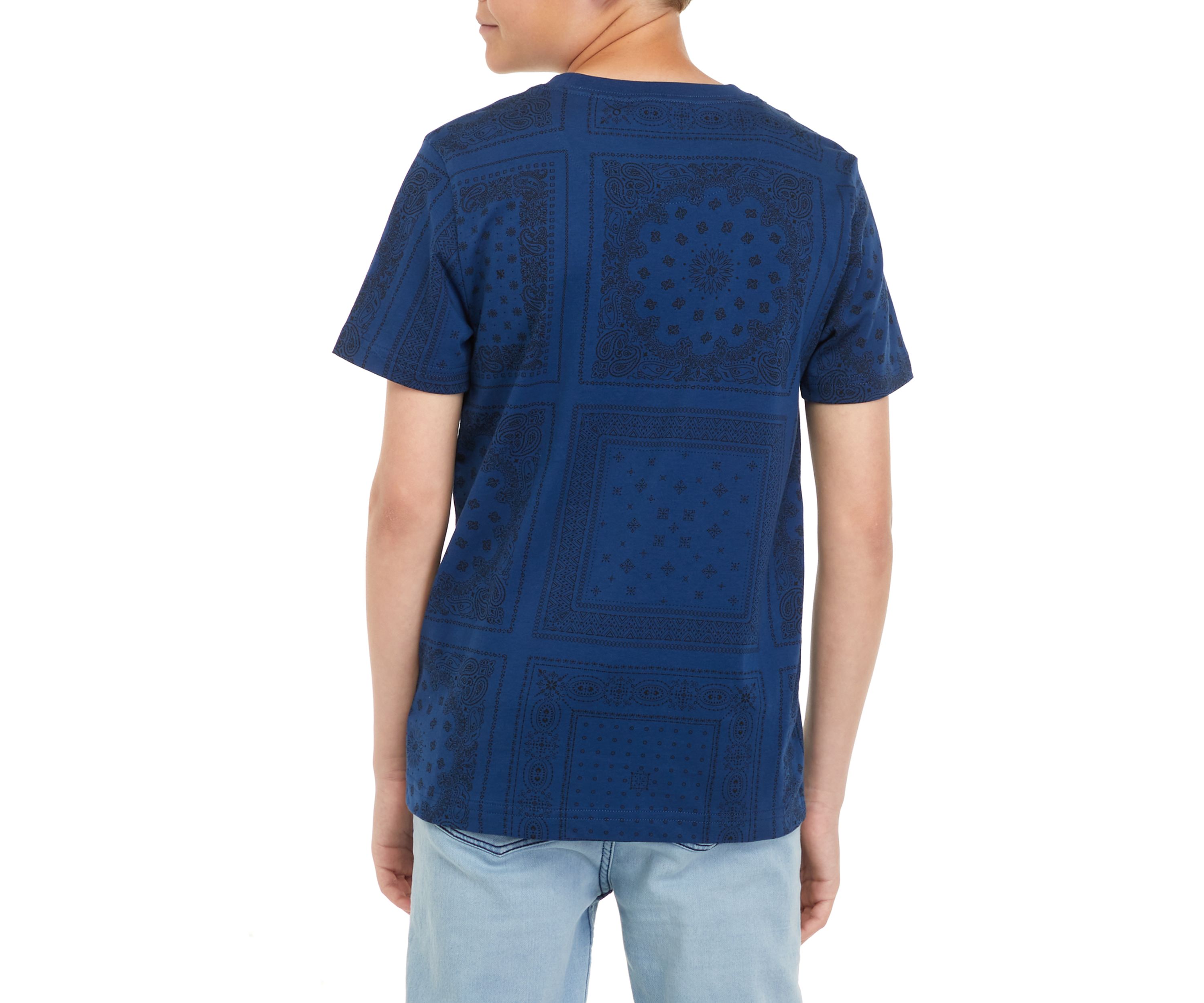 Boys 8-20 Bandana Allover Print T-Shirt 