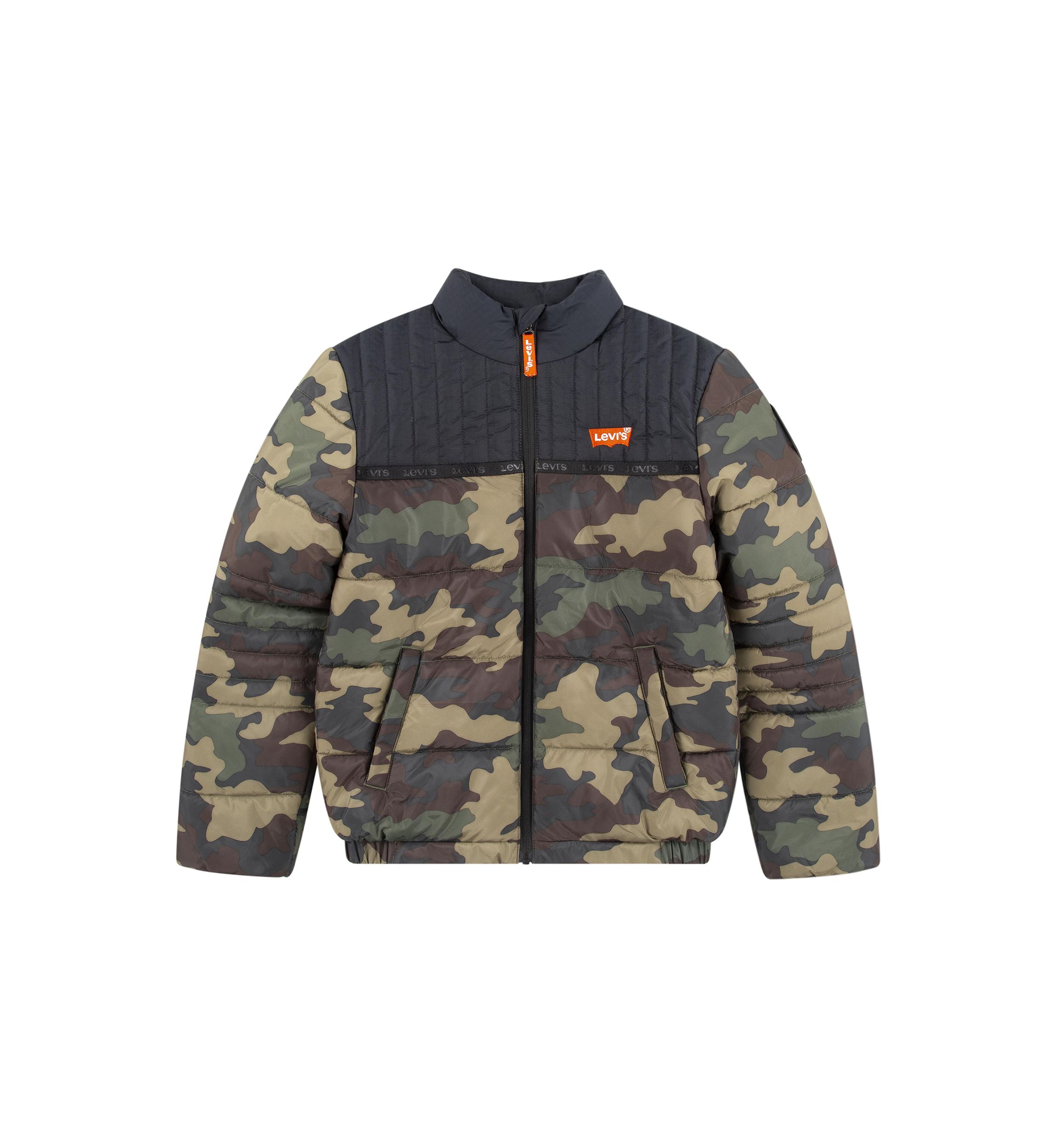 Boys 8-20 Camo Printed Puffer Jacket