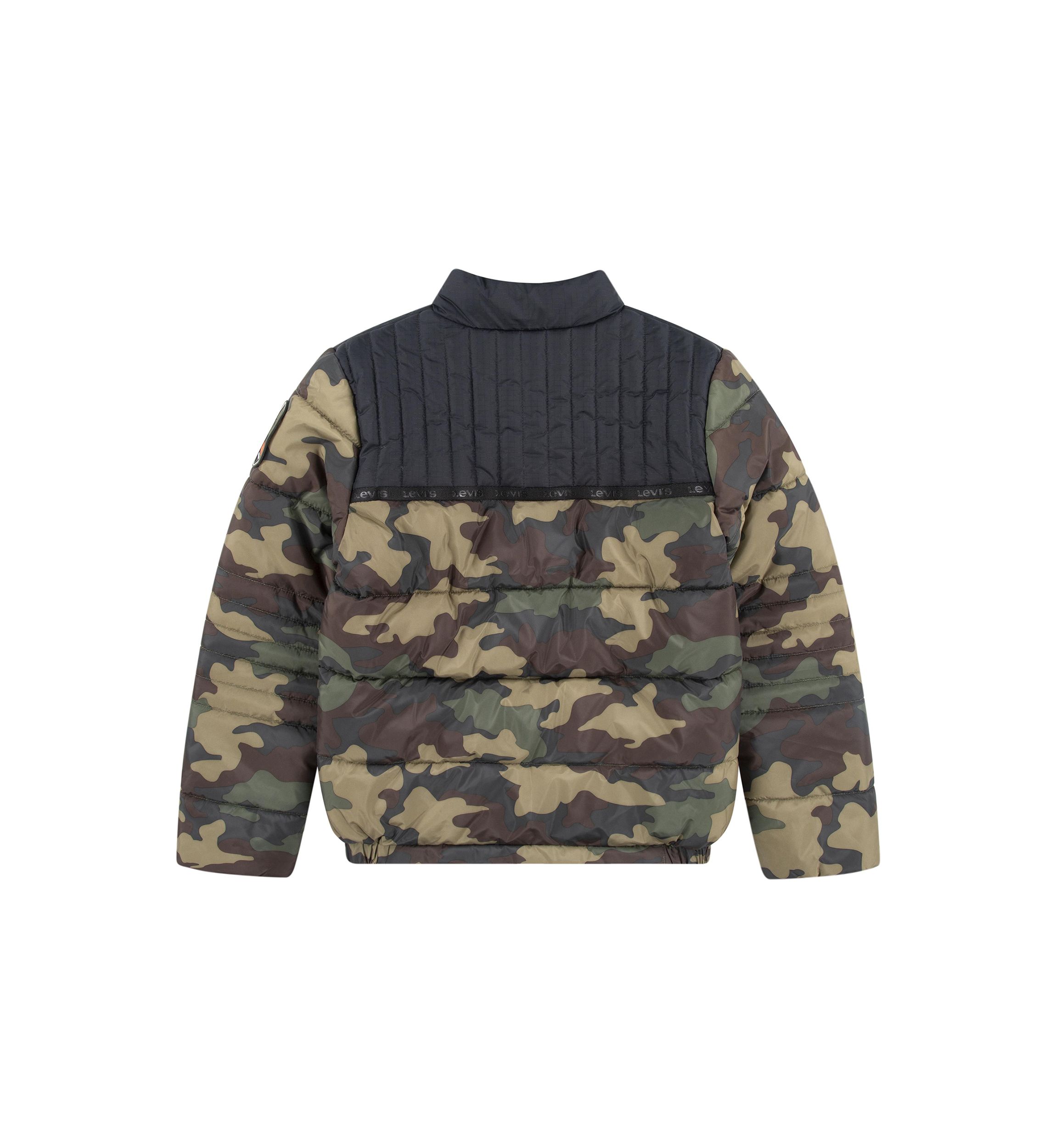 Boys 8-20 Camo Printed Puffer Jacket