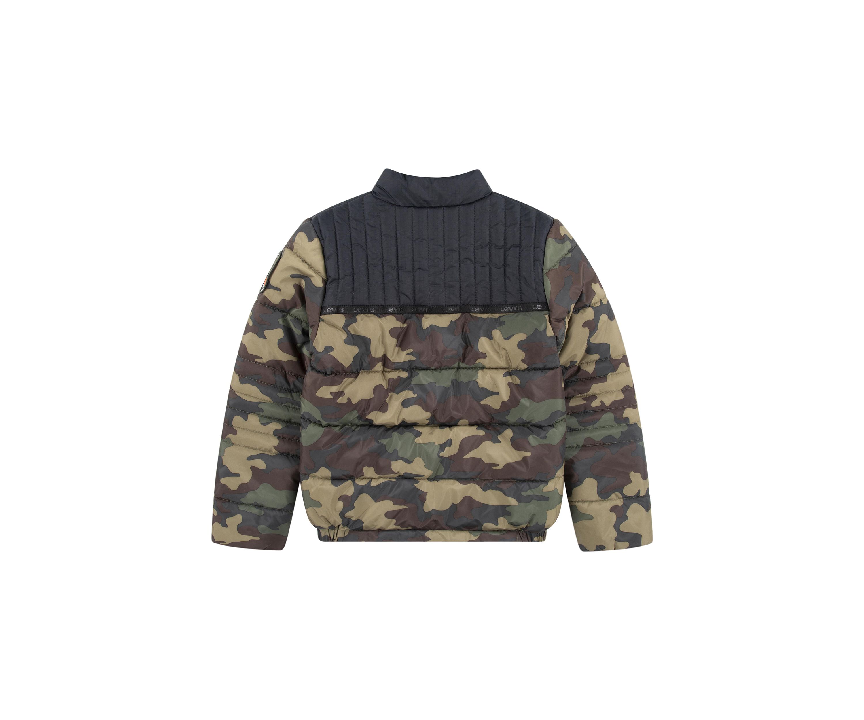 Boys 8-20 Camo Printed Puffer Jacket