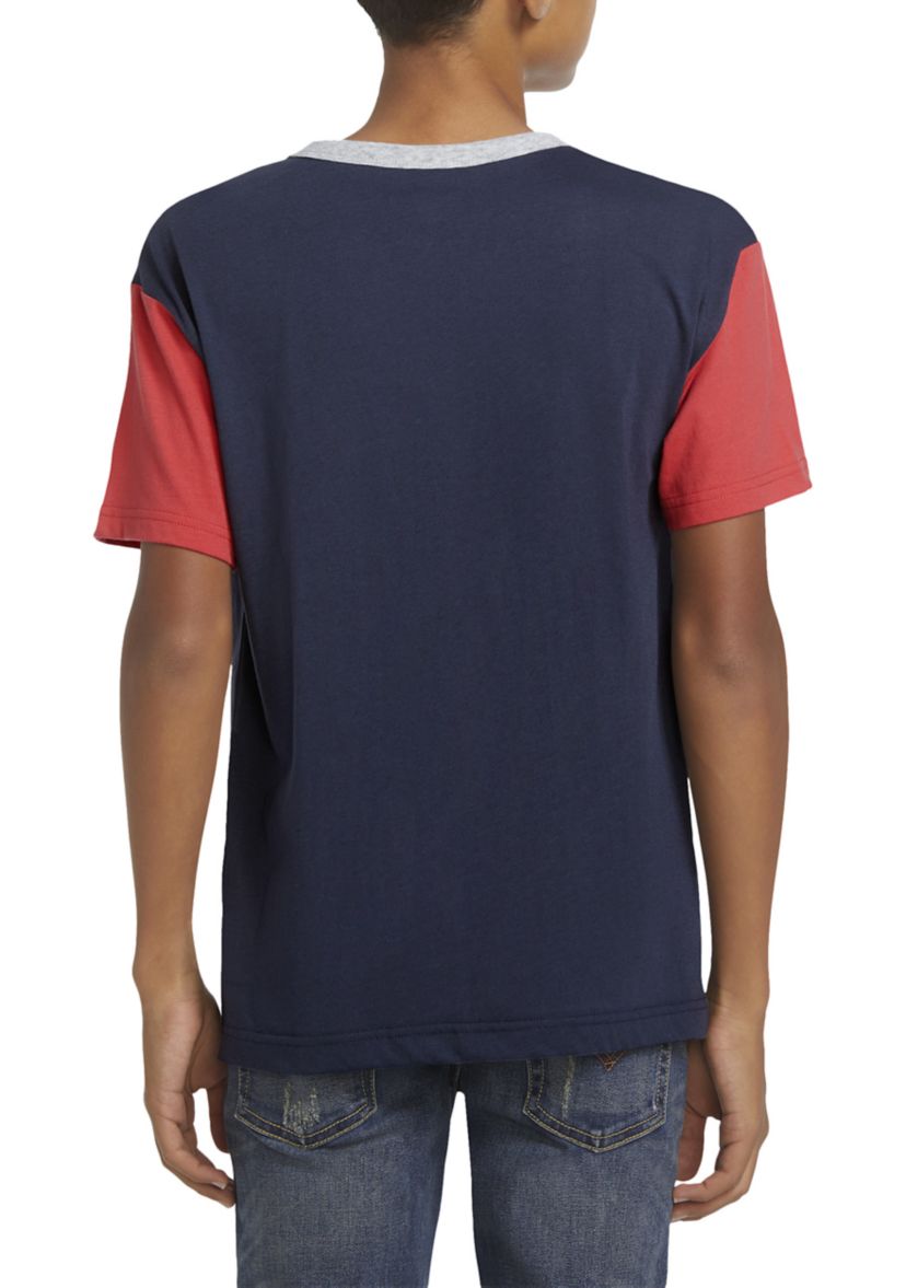 Boys 8-20 Stay Loose Color Block T-Shirt