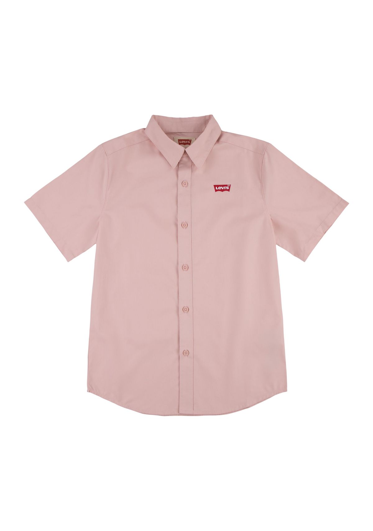 Boys 8-20 Solid Woven Shirt